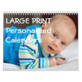 Agenda met grote letters voor gezinsfoto's kalender (Hoes)
