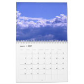Agenda met wolken kalender (Mar 2027)