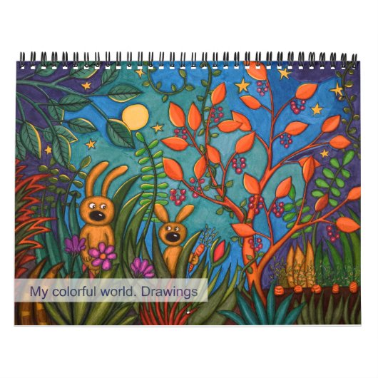 Agenda Mijn kleurrijke wereld 2016 Kalender (Hoes)