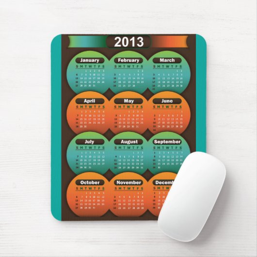 Agenda Mousepad 2013 Muismat (Met muis)
