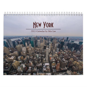 Agenda New York 2015 Kalender