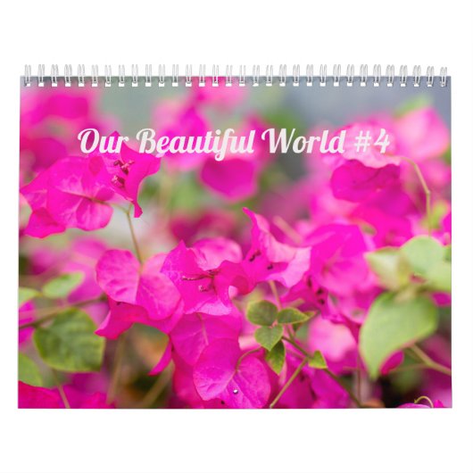 Agenda ~ Onze prachtige wereld #4 Kalender (Hoes)