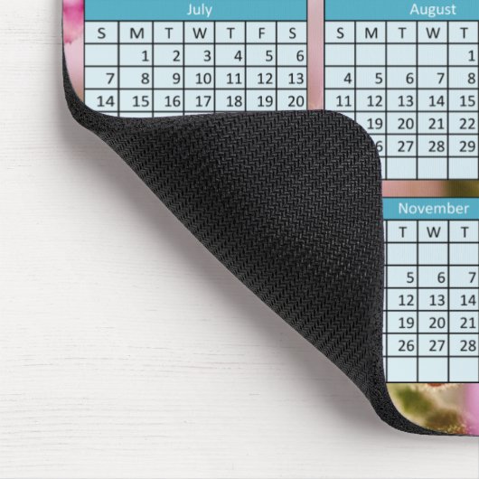 Agenda op een Mousepad Muismat (Hoek)