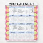 Agenda op een Mousepad Muismat (Voorkant)