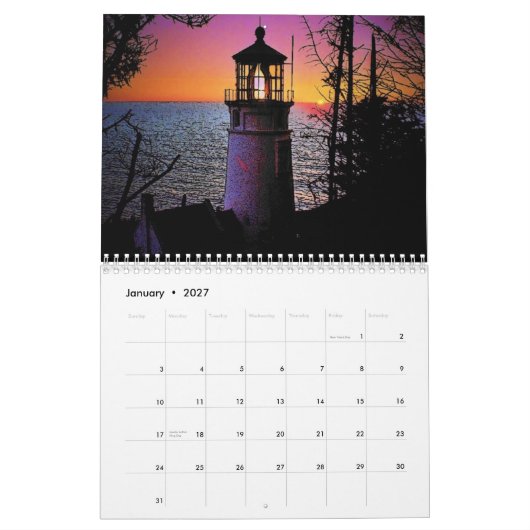Agenda Oregon 2011 Kalender (Jan 2027)