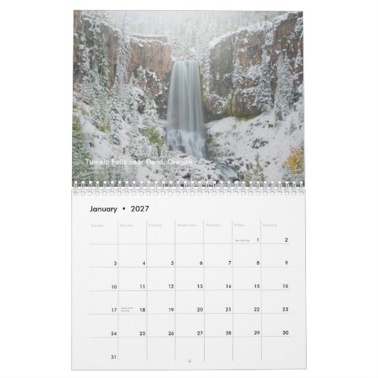 Agenda Oregon 2013 Kalender (Jan 2027)