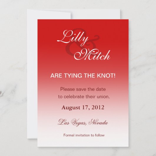 Agenda Pagina Opslaan Datum foto Las Vegas Save The Date (Achterkant)