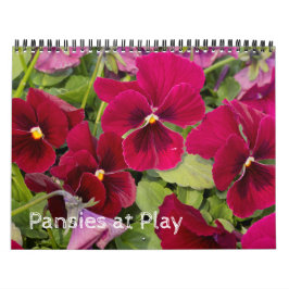 Agenda ~ Pansies bij afspelen Kalender