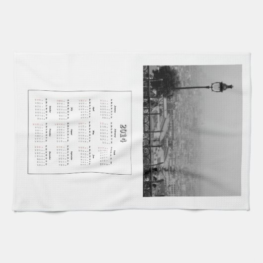 Agenda Paris Kitchen Towel 2014 Theedoek (Horizontaal)