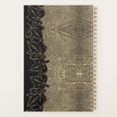 Agenda personalizada con hojas de purpurina (Achterkant)
