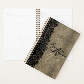 Agenda personalizada con hojas de purpurina (Display)