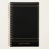 agenda personalizada negra (Voorkant)