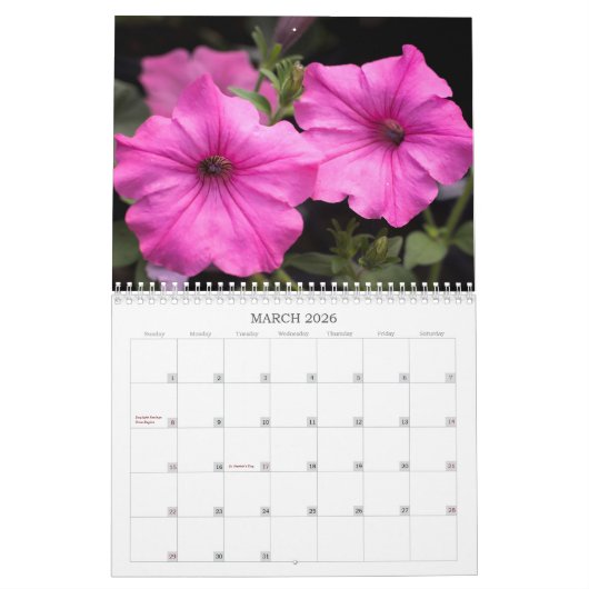 Agenda -  Petunias #5 Kalender (Mar 2026)