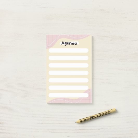 Agenda Post-it® Notes (Op bureau)
