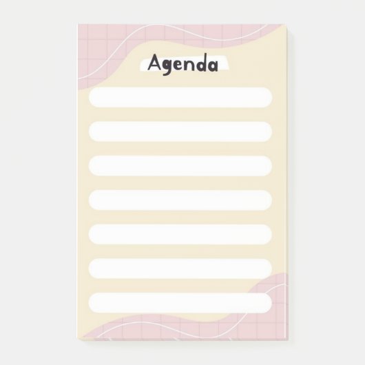 Agenda Post-it® Notes (Voorkant)