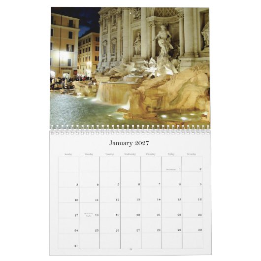 Agenda Roma 2009 Kalender (Jan 2027)