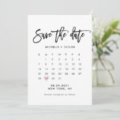 Agenda Save the Date Kaart (Staand voorkant)