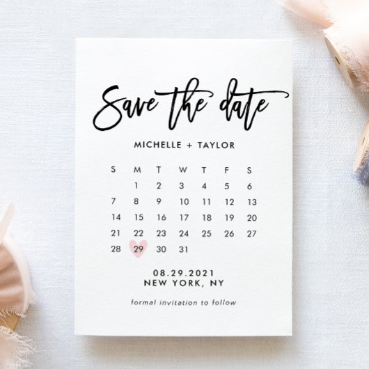 Agenda Save the Date Kaart