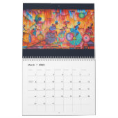 Agenda~schilderijen geïnspireerd door het Afrikaan Kalender (Mar 2026)