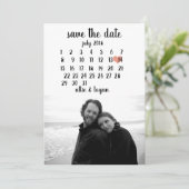 Agenda sparen de Datum Save The Date (Staand voorkant)