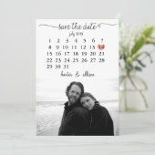 Agenda sparen de Datum Save The Date (Staand voorkant)