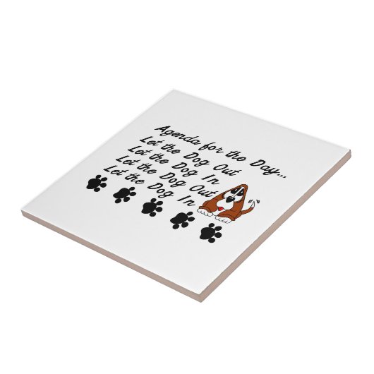 Agenda Tegeltje (Zijkant)