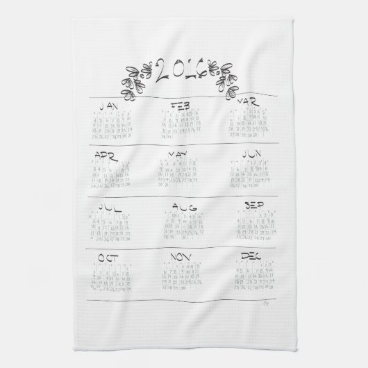 Agenda theedoeken 2016 (Verticaal)