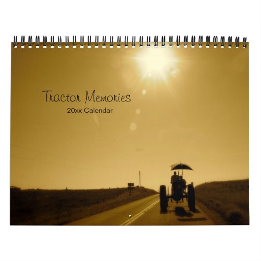 Agenda tractorherinneringen: Jaar aanpassen Kalender (Hoes)