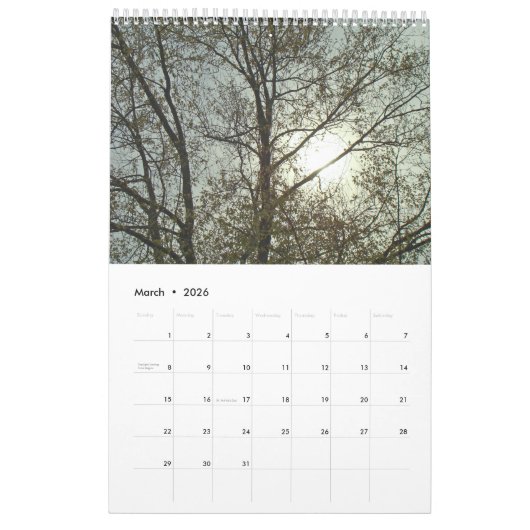 Agenda - Trees #1 Kalender (Mar 2026)