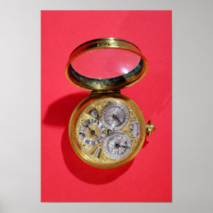 Agenda-uurwerk, c.1690 poster