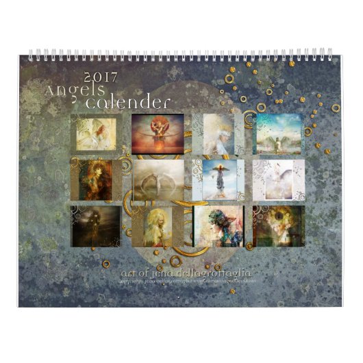 Agenda van Angels 2017 Kalender (Achterkant)