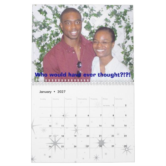 Agenda van Charea voor 2007 Kalender (Jan 2027)