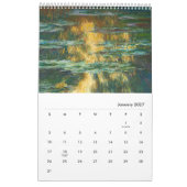 Agenda van Claude Monet Kalender (Jan 2027)