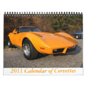 Agenda van Corvettes 2011 Kalender (Hoes)