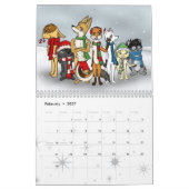 Agenda van de Cartoon 2012 art. Kalender (Feb 2027)
