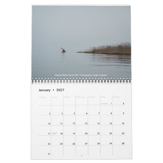 Agenda van de Chesapeake Paddlers Association 2014 Kalender (Jan 2027)