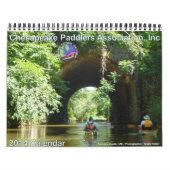 Agenda van de Chesapeake Paddlers Association 2014 Kalender (Hoes)