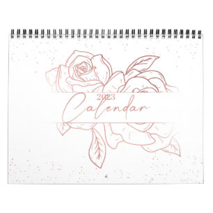 Agenda van de Floral-muur 2023   PINK Kalender