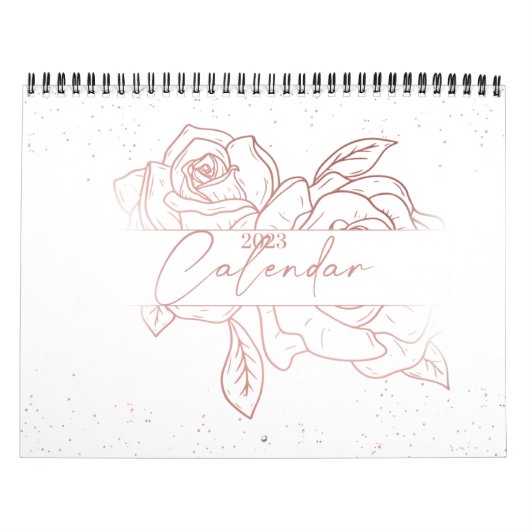 Agenda van de Floral-muur 2023 | PINK Kalender (Hoes)
