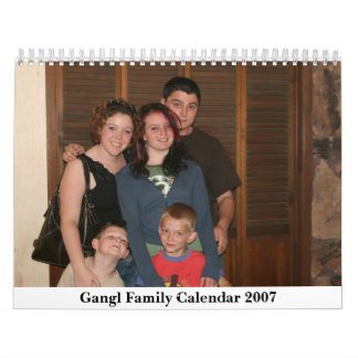 Agenda van de Gangl-reeks 2007 Kalender