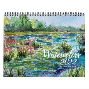 Agenda van de Waterverven van Clara Sue Beym Kalender