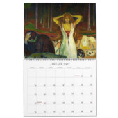 Agenda van Edvard Munch. Kalender (Jan 2027)