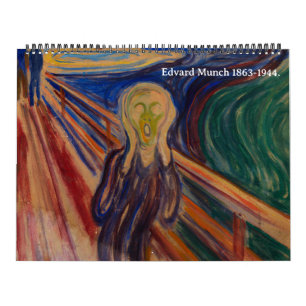 Agenda van Edvard Munch. Kalender