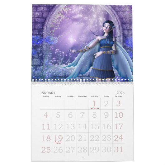 Agenda van Fairies 2012 door Emma Marlow Kalender (Jan 2026)