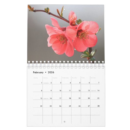 Agenda van Floral 2018 Kalender (Feb 2026)