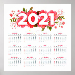 Agenda van Floral 2021 Poster