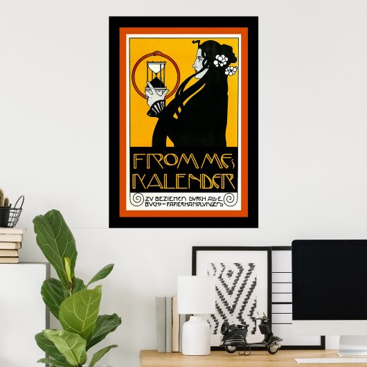 Agenda van Fromme ~  Adverteren Poster (Thuiskantoor)