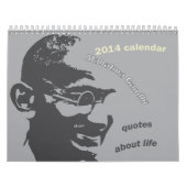 Agenda van Gandhi 2014 Kalender (Hoes)