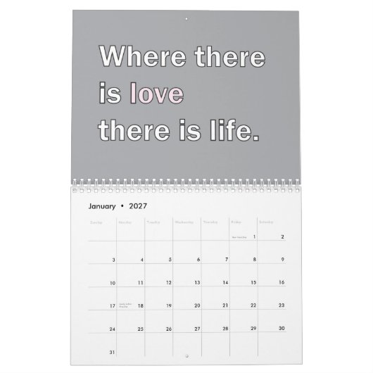 Agenda van Gandhi 2014 Kalender (Jan 2027)