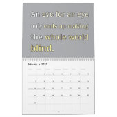 Agenda van Gandhi 2014 Kalender (Feb 2027)